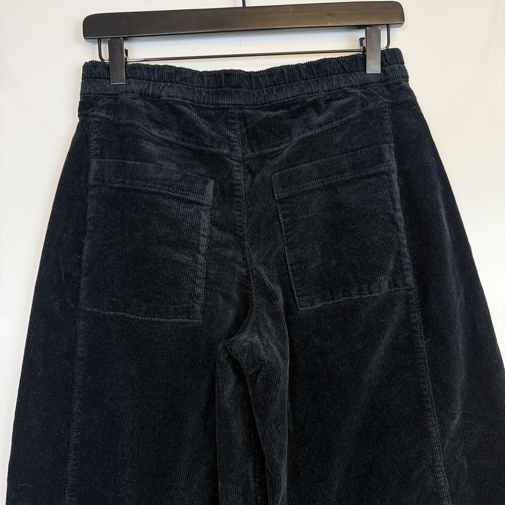 Pilcro Anthropologie Corduroy Barrel Crop High Rise Pants Black - XSP XS Petite - Picture 6 of 9